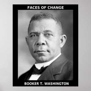 Black History Month Heroes - Booker T. Washington Poster