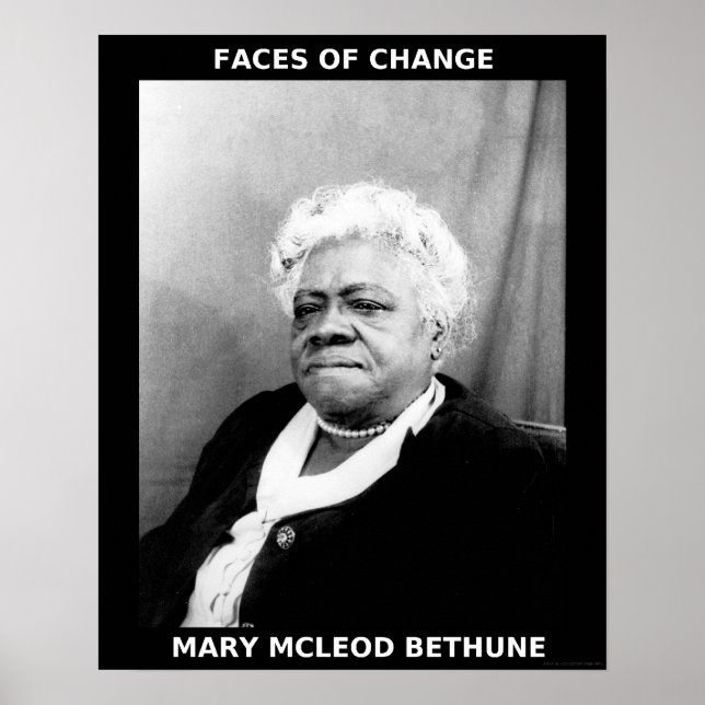 Black History Month Heroes - Mary McLeod Bethune Poster (Front)