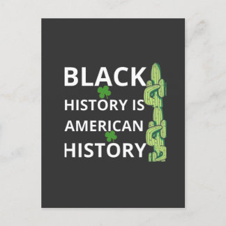Black History month Holiday Postcard