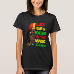 Black History Month Honouring Past Inspiring Futur T-Shirt