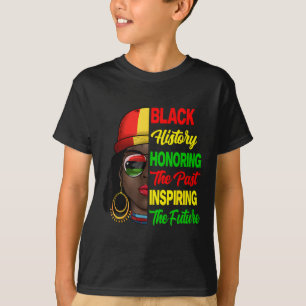 Black History Month Honouring Past Inspiring Futur T-Shirt