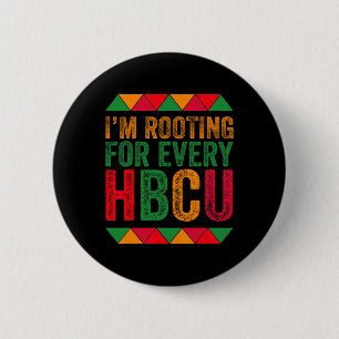 Black History Month I'm Rooting For Every Hbcu Jun 6 Cm Round Badge