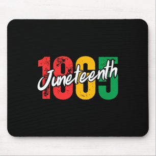 Black History Month Juneteenth 1865 African Men Wo Mouse Pad