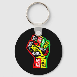 Black history month juneteenth 1865 dream like key ring