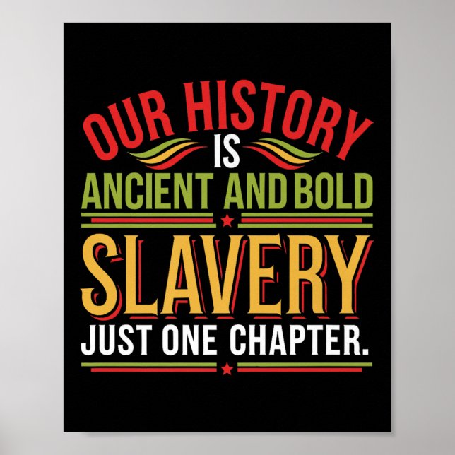 Black History Month Juneteenth Saying Men Women Ki Poster (Front)