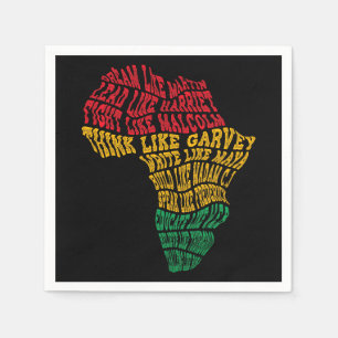 Black History Month Leaders Black History Month Napkin