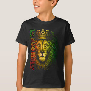 Black History Month Lion Black History Black King  T-Shirt