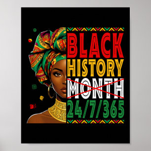Black History Month Live It Learn It Make It 365 D Poster