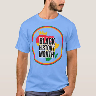 Black history month map 11 T-Shirt