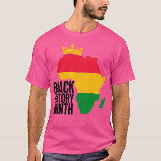 Black history month map 12 T-Shirt