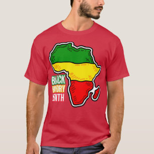 Black history month map 14 T-Shirt
