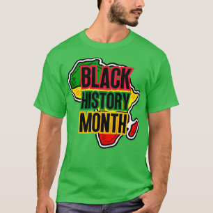 Black history month map 16 T-Shirt