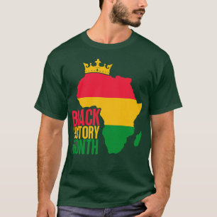 Black history month map 17 T-Shirt