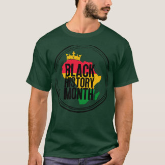 Black history month map 18 T-Shirt