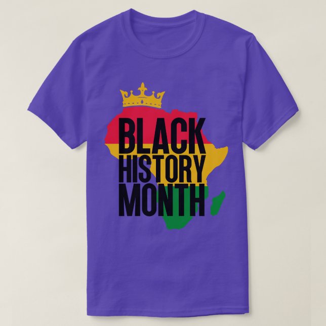 Black history month map 19 T-Shirt (Design Front)