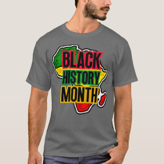 Black history month map 26 T-Shirt