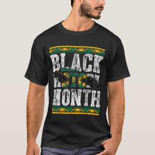Black History Month Map Of Jamaica Jamaican Flag B T-Shirt