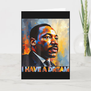 Black History Month Martin Have Dream Luther King Card