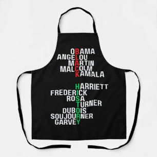 Black History Month Melanin King Queen Sista Bruh Apron