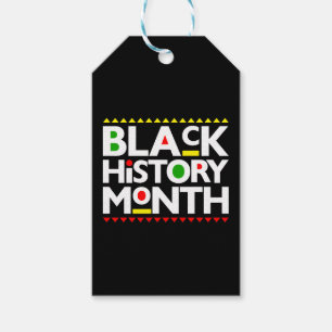 Black History Month Melanin King Queen Sista Bruh Gift Tags