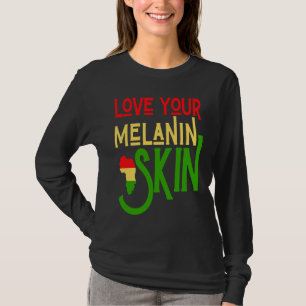 Black History Month Melanin Love Family & Communit T-Shirt