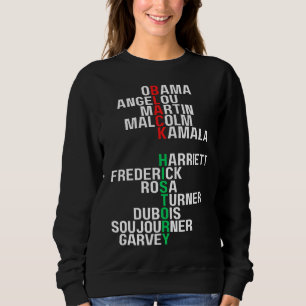 Black History Month Melanin Men Women Bruh Sista Sweatshirt