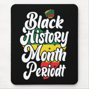 Black History Month Melanin Men Women Girls & Boys Mouse Pad