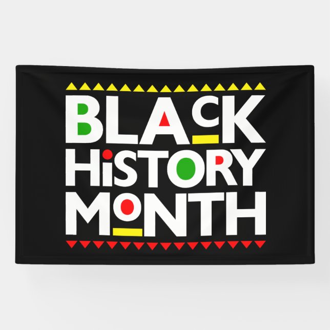 Black History Month Melanin Men Women Kids Banner (Horizontal)