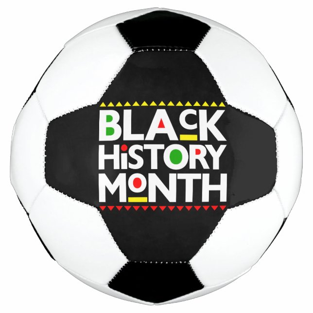 Black History Month Melanin Men Women Kids Soccer Ball (Front)