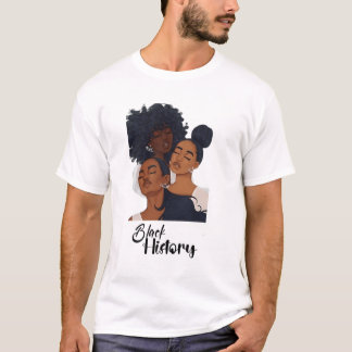 Black History Month Melanin Queens  T-Shirt
