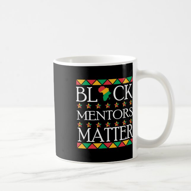 Black History Month Mentors Problem African Americ Coffee Mug (Right)