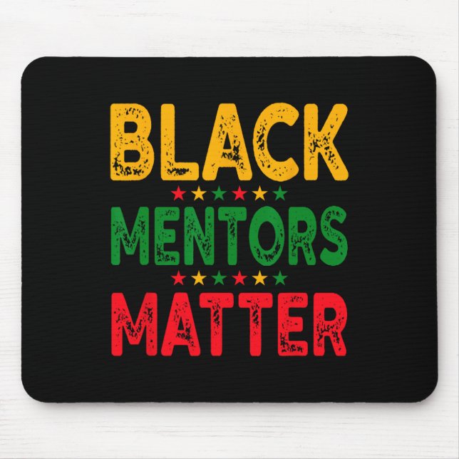 Black History Month Mentors Problem African Americ Mouse Pad (Front)