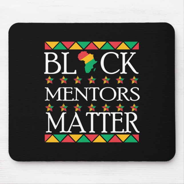 Black History Month Mentors Problem African Americ Mouse Pad (Front)
