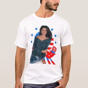 Black History Month Michelle Obama President's Day T-Shirt
