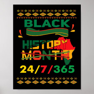 Black History Month One Month Cant Hold Our Histor Poster