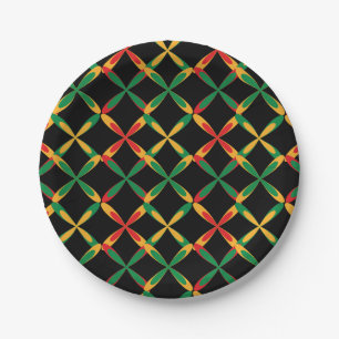Black History Month Paper Plate