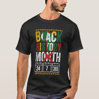 Black History Month Patriotic African American Men T-Shirt