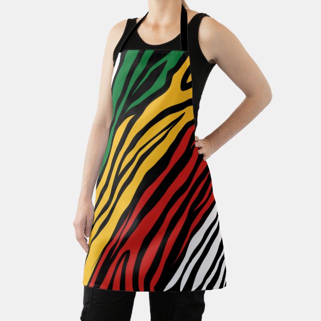Black History Month Pattern  Apron (Insitu)