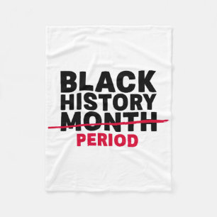 Black History Month Period African American Men Wo Fleece Blanket