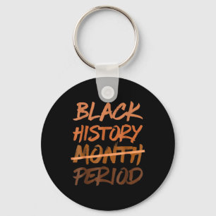 Black History Month Period Melanin African America Key Ring