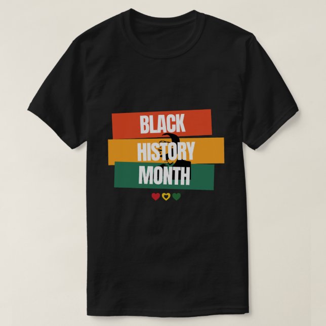 Black History Month Period Shirts (Design Front)