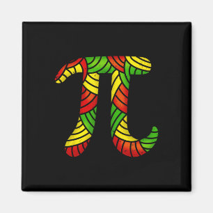 Black History Month Pi Day Math Lover Teacher Stud Magnet