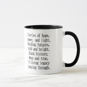 Black History Month Poem Mug
