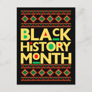 Black History Month Postcard