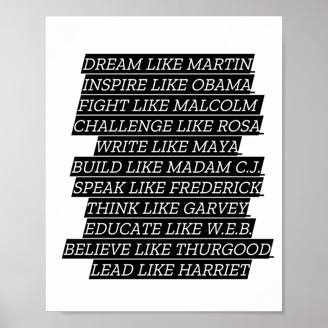 Black History Month Poster (Front)