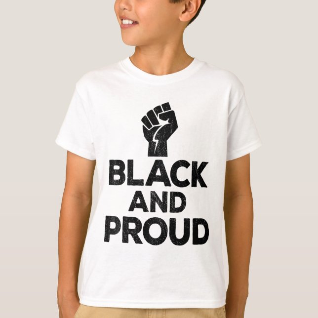 Black History Month Power Gift Women Men Kids T-Shirt (Front)