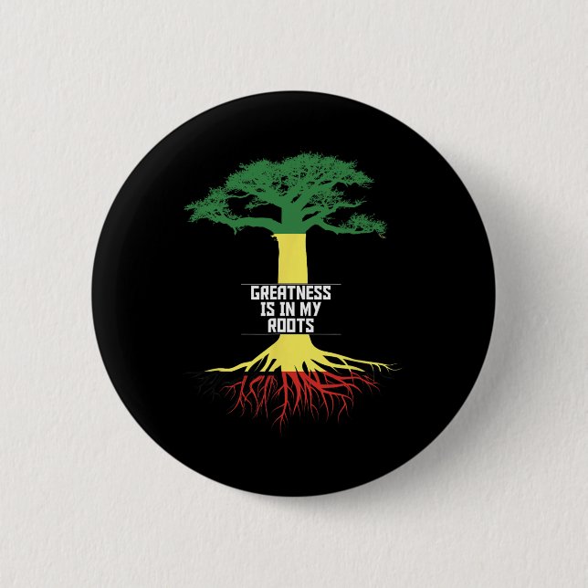Black History Month Pride African American History 6 Cm Round Badge (Front)