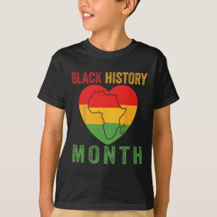 Black History Month Pride African American Men Wom T-Shirt