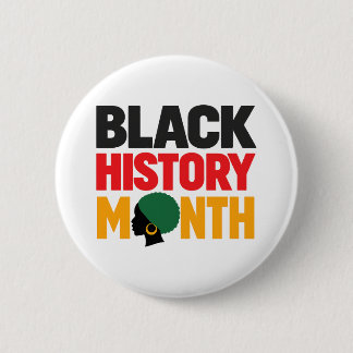 Black History Month Pride Cultural Heritage 6 Cm Round Badge