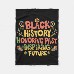 Black History Month Pride Fleece Blanket